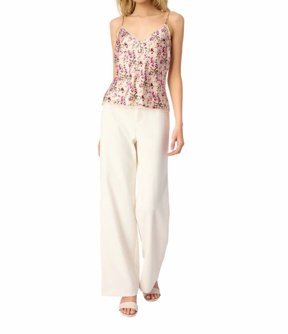 NEW CAMI NYC judy camisole top in camellia disty
